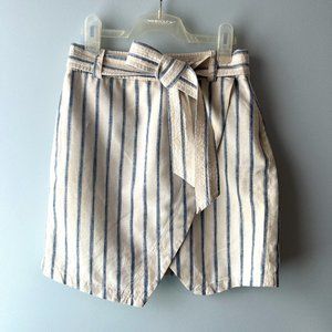 Linen+cotton portside skirt (0/W25) 💙